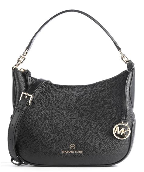 michael kors tas kelsey handtas zwart met roze|Designertassen .